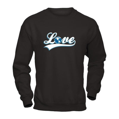 Love Mother Earth Day-T-Shirt & Hoodie-Crewneck Sweatshirt-Black
