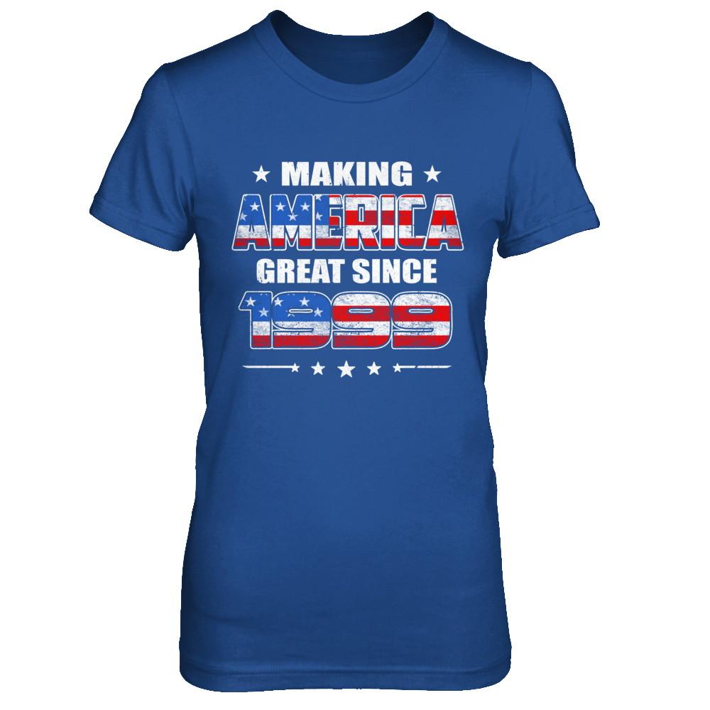 Making America Great Since 1999 22th Birthday-T-Shirt & Hoodie-Women's T-Shirt-Royal