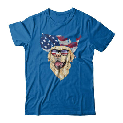 Funny Patriot Labrador Dog 4Th Of July American Flag-T-Shirt & Hoodie-Classic T-Shirt-Royal