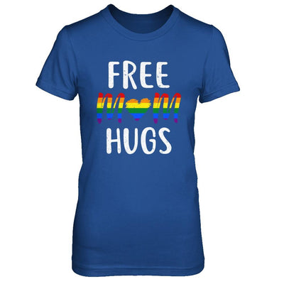 Free Mom Hugs Support LGBT-T-Shirt & Hoodie-Women's T-Shirt-Royal