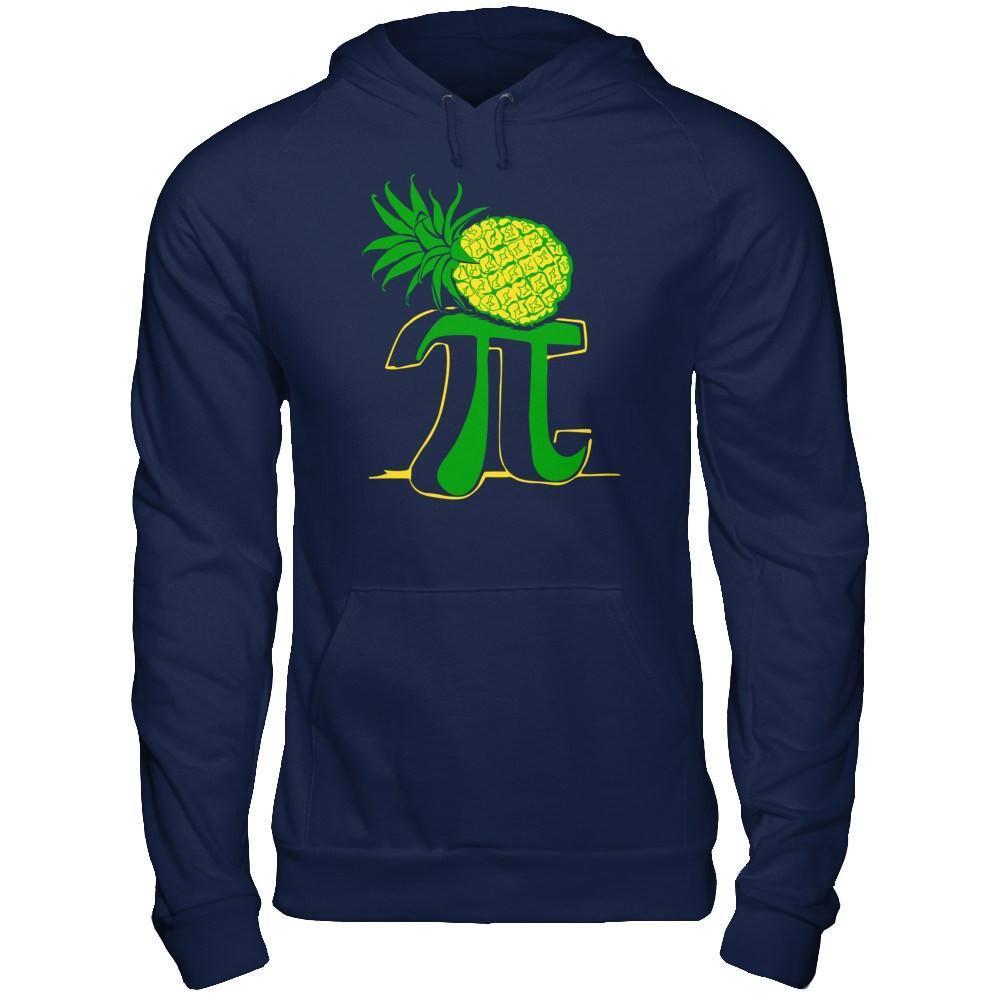 Funny Pi-Neapple Tshirt - Pi Day 2017 Gift Tee-T-Shirt & Hoodie-Pullover Hoodie-Navy
