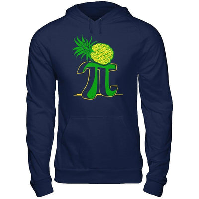 Funny Pi-Neapple Tshirt - Pi Day 2017 Gift Tee-T-Shirt & Hoodie-Pullover Hoodie-Navy