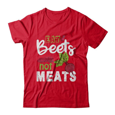 Eat Beets Not Meats Vegetarian-T-Shirt & Hoodie-Premium T-Shirt-Red