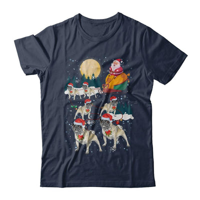 Dog Reindeer Pug Christmas Gift-T-Shirt & Sweatshirt-Classic T-Shirt-Navy