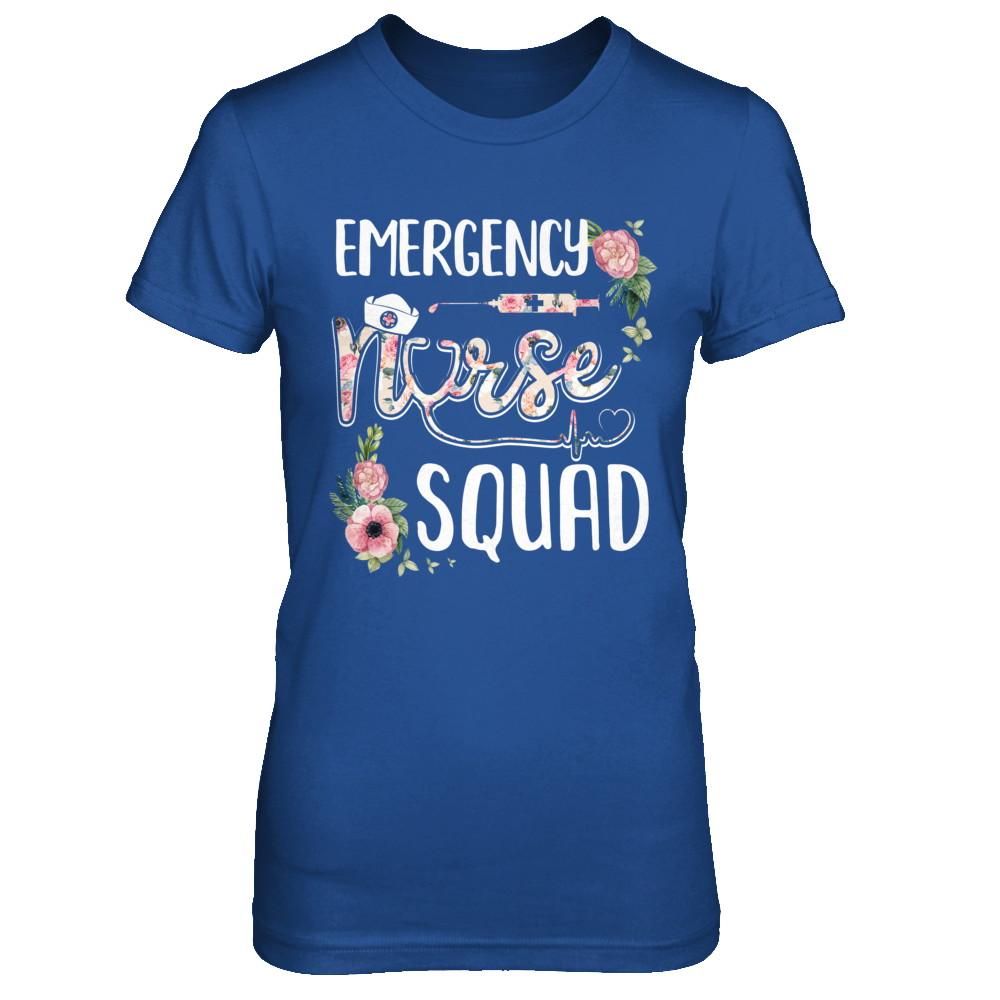 Nursing Emergency Nurse Squad-T-Shirt & Hoodie-Women's T-Shirt-Royal