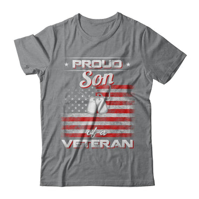 Proud Son Of A Veteran-T-Shirt & Hoodie-Classic T-Shirt-Sport Grey