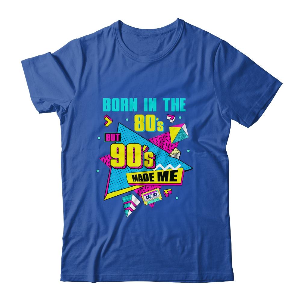 80's Baby 90's Made Me Retro 1980s 1990s Halloween Party-T-Shirt & Hoodie-Classic T-Shirt-Royal