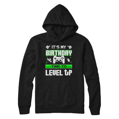 It's My Birthday Time To Level Up-T-Shirt & Hoodie-Pullover Hoodie-Black