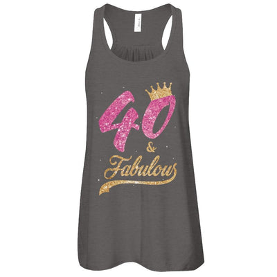 40 And Fabulous 1981 40th Birthday Gift-T-Shirt & Tank Top-