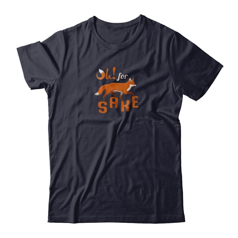 Oh For Fox Sake-T-Shirt & Tank Top-Premium T-Shirt-Midnight Navy