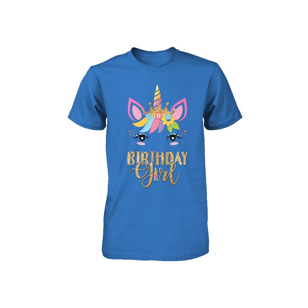 Cute Unicorn Girl Daughter Birthday Gift Youth-Youth Shirt-