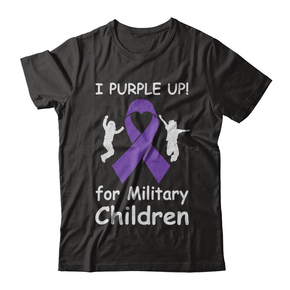 I Purple Up For Month Of The Military Child
