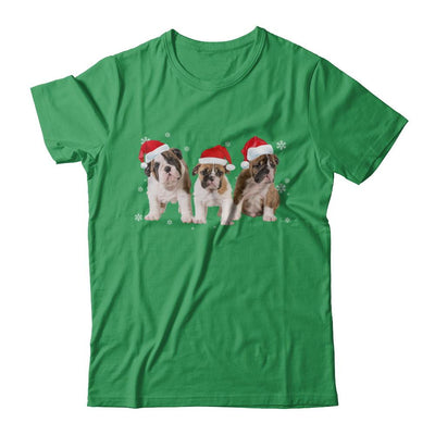 Funny Bulldogs Puppies Christmas Dog Gift-T-Shirt & Hoodie-Premium T-Shirt-Kelly Green
