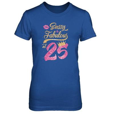 Sassy And Fabulous At 25th 1996 Birthday Gift-T-Shirt & Tank Top-Women's T-Shirt-Royal