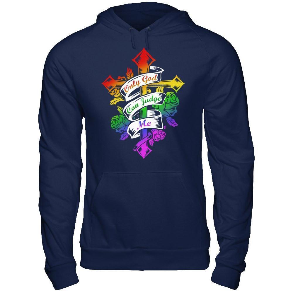 Only God Can Judge Me-T-Shirt & Hoodie-Pullover Hoodie-Navy