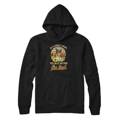 In A World Where You Can Be Anything Be Kind Boxer Sunflow-T-Shirt & Tank Top-Pullover Hoodie-Black