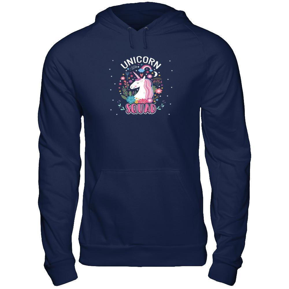 Unicorn Squad-T-Shirt & Tank Top-Pullover Hoodie-Navy