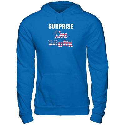 Surprise I'm Drunk 4Th Of July-T-Shirt & Tank Top-Pullover Hoodie-Royal