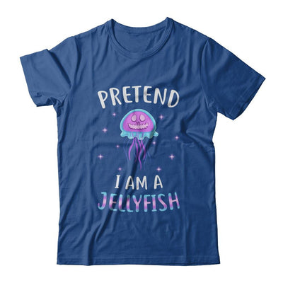 Pretend I'm A Jellyfish Costume Happy Halloween Party-T-Shirt & Hoodie-Classic T-Shirt-Royal