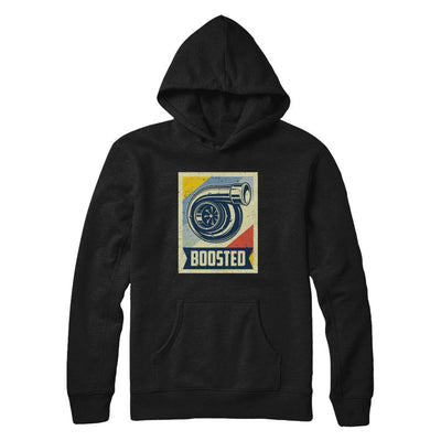 Vintage Turbo Car Boost Turbocharger Lag Retro Race-T-Shirt & Hoodie-Pullover Hoodie-Black