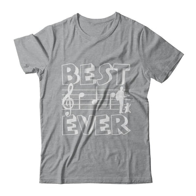 Best Dad Ever Music Piano Guitar Singer-T-Shirt & Hoodie-Classic T-Shirt-Sport Grey