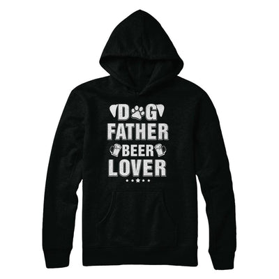 Dog Father Beer Lover Best Dog Dad Fathers Day-T-Shirt & Hoodie-Pullover Hoodie-Black