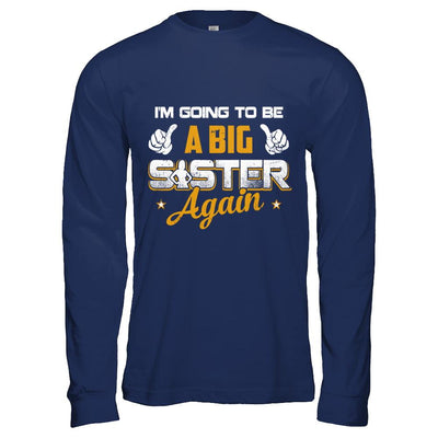 Big Sister Again-T-Shirt & Hoodie-Long Sleeve T-Shirt-Navy