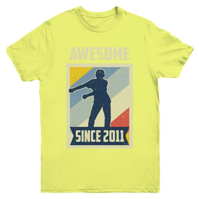 Vintage Floss 10th 2011 Birthday Gift for 10 Years Old Youth-Youth Shirt-Youth T-Shirt-Daisy