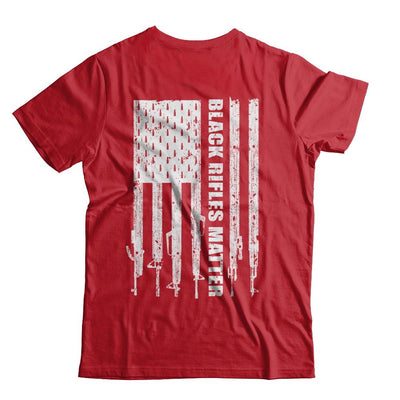 Black Rifles Matter 2nd Amendment Ar15-T-Shirt & Hoodie-Classic T-Shirt-Red