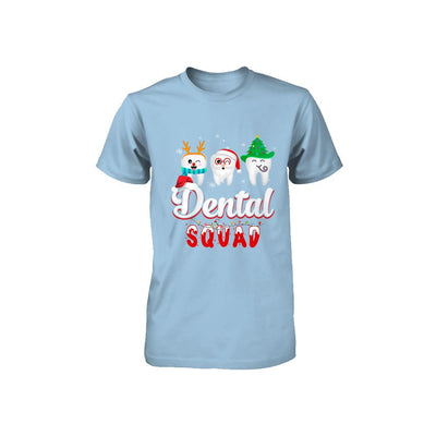 Dental Squad Tooth Christmas Dental Assistant Gifts Youth-Youth Shirt-Toddler T-Shirt-Light Blue