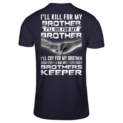 I'll Cry For My Brother I Am My Brothers Keeper-T-Shirt & Hoodie-Premium T-Shirt-Midnight Navy