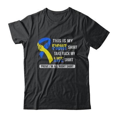 This Is My Fight Down Syndrome Awareness-T-Shirt & Hoodie-Classic T-Shirt-Black