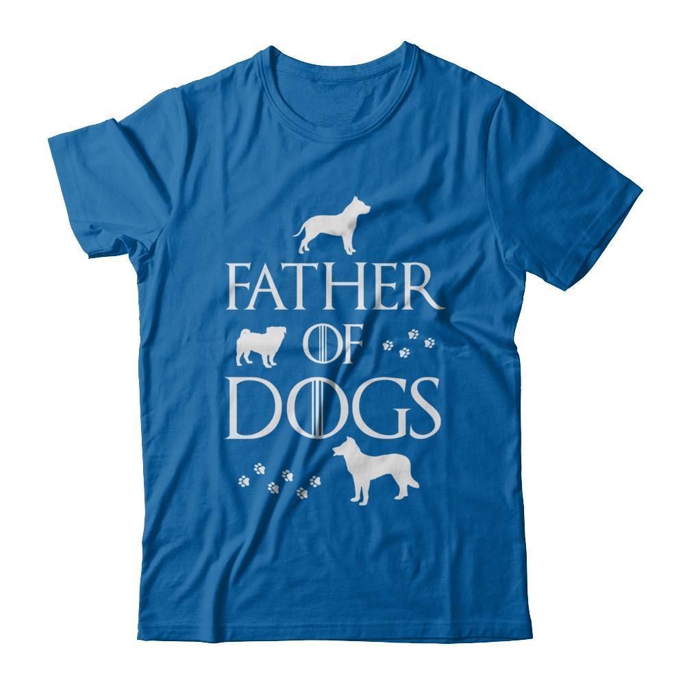 Father Of Dogs Dog Lover-T-Shirt & Hoodie-Classic T-Shirt-Royal