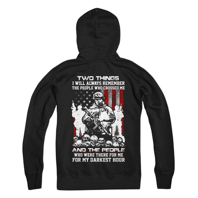 Veteran Soldier Who Were There For Me For My Darkest Hour-T-Shirt & Hoodie-Pullover Hoodie-Black