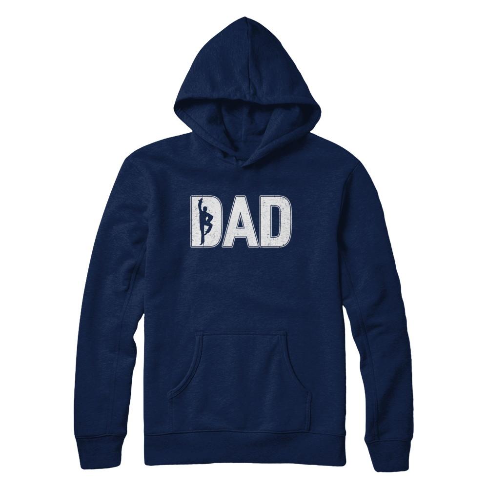 Dance Dad Ballet Father's Day-T-Shirt & Hoodie-Pullover Hoodie-Navy