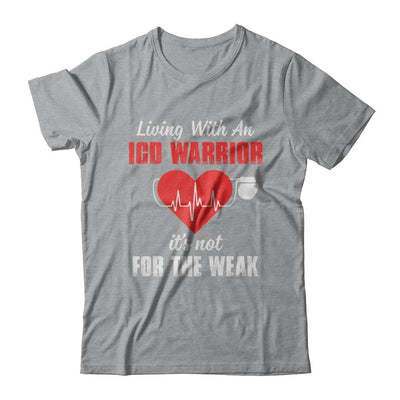 Living With An Implantable Cardioverter Defibrillator-T-Shirt & Hoodie-Classic T-Shirt-Sport Grey