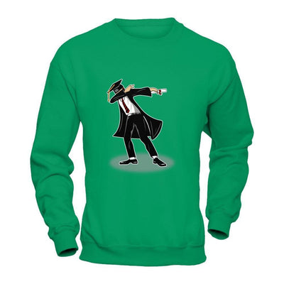 Funny Dabbing Senior College High School Graduation 2018-T-Shirt & Hoodie-Crewneck Sweatshirt-Irish Green
