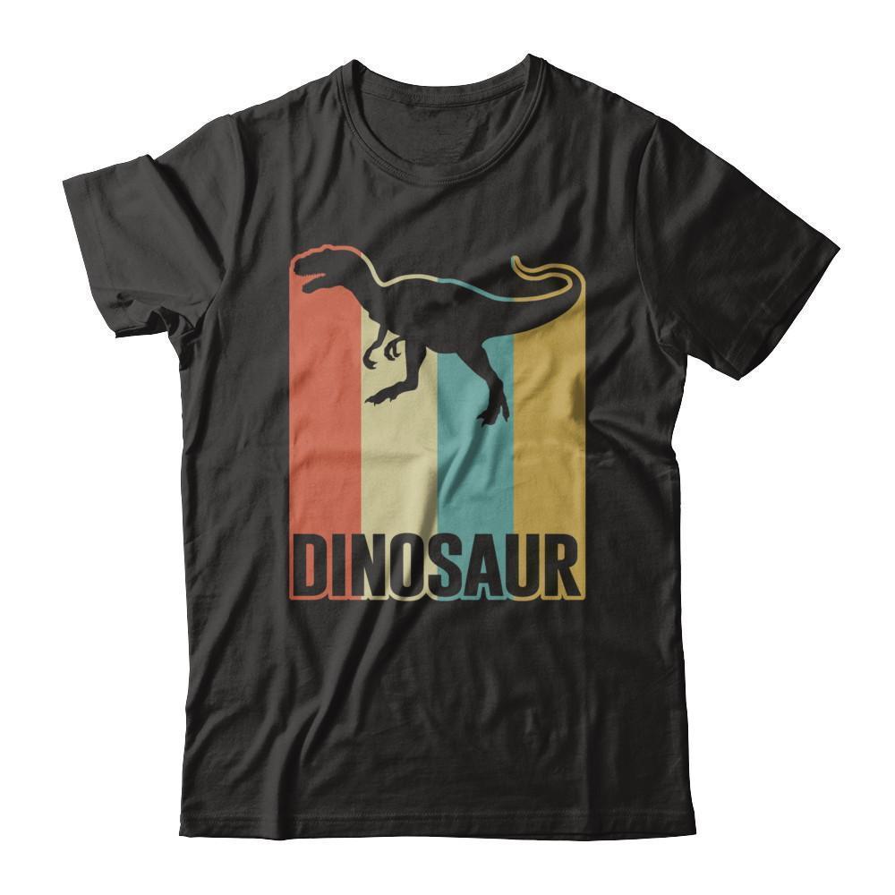 Classic Vintage Retro Style Dinosaur-T-Shirt & Hoodie-Premium T-Shirt-Black