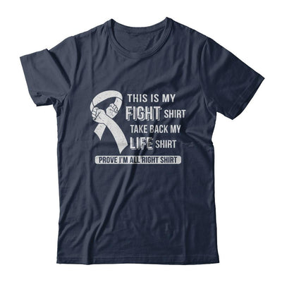 This Is My Fight Lung Cancer Awareness-T-Shirt & Hoodie-Classic T-Shirt-Navy