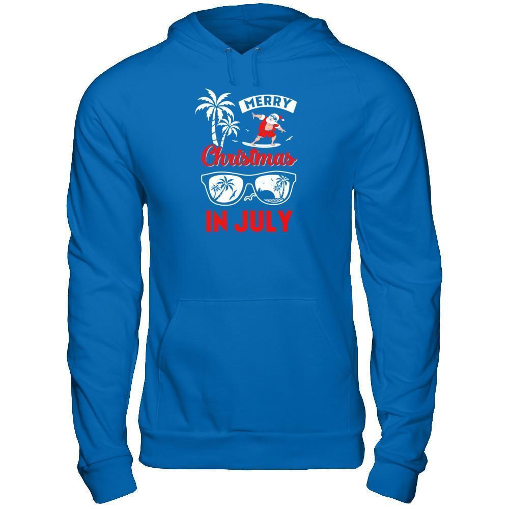 Merry Christmas In July-T-Shirt & Tank Top-Pullover Hoodie-Royal