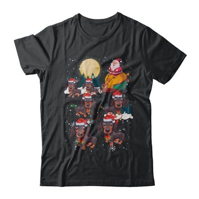 Dog Reindeer Dachshund Christmas Gift-T-Shirt & Sweatshirt-Classic T-Shirt-Black