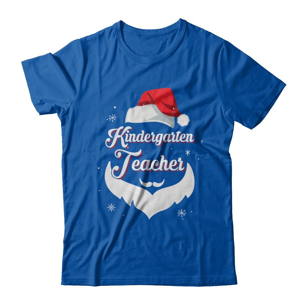 Kindergarten Teacher Claus Matching Christmas Santa-T-Shirt & Sweatshirt-Premium T-Shirt-Royal