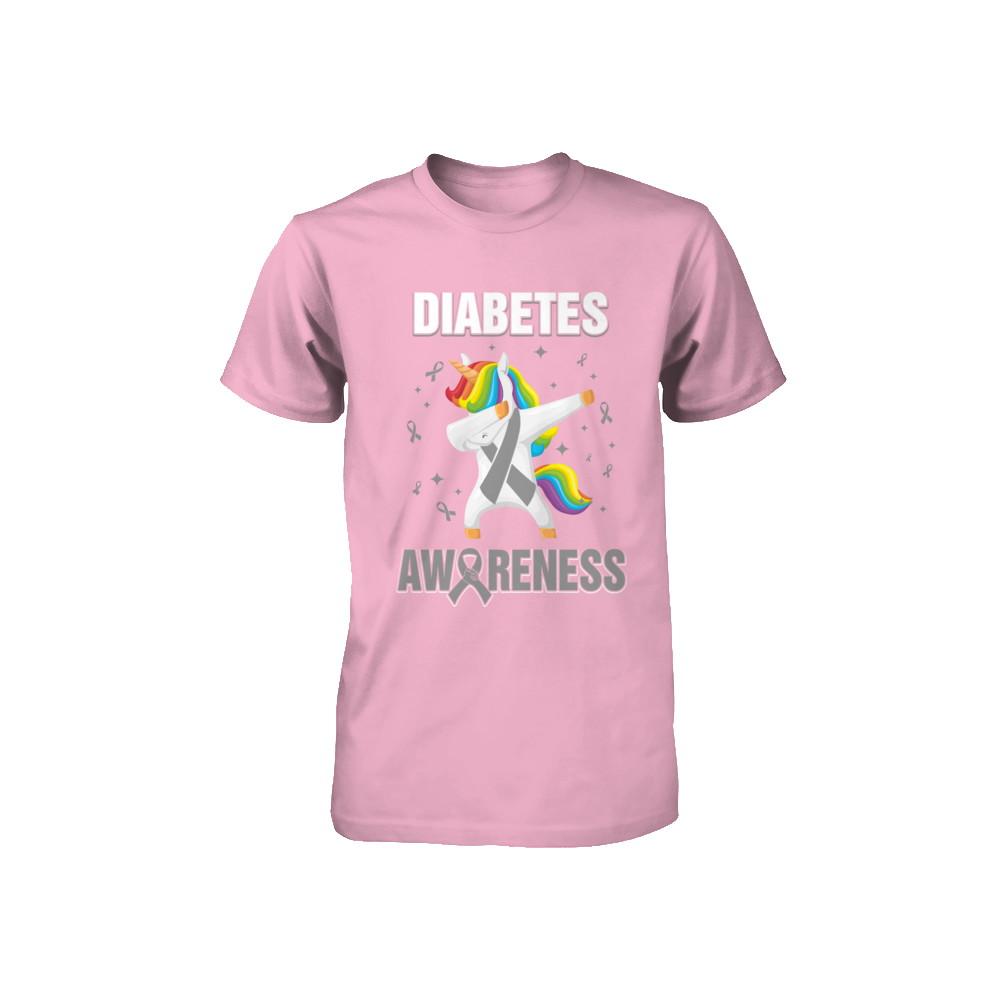 Inspirational Diabetes Awareness Unicorn Support Youth-Youth Shirt-Toddler T-Shirt-Pink