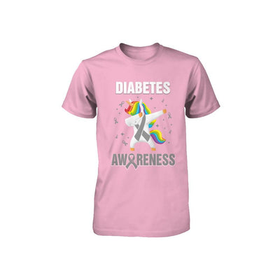 Inspirational Diabetes Awareness Unicorn Support Youth-Youth Shirt-Toddler T-Shirt-Pink