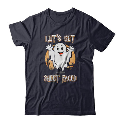 Halloween Let's Get Sheet Faced-T-Shirt & Tank Top-Premium T-Shirt-Midnight Navy