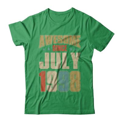 Vintage Retro Awesome Since July 1998 23th Birthday-T-Shirt & Hoodie-Premium T-Shirt-Kelly Green