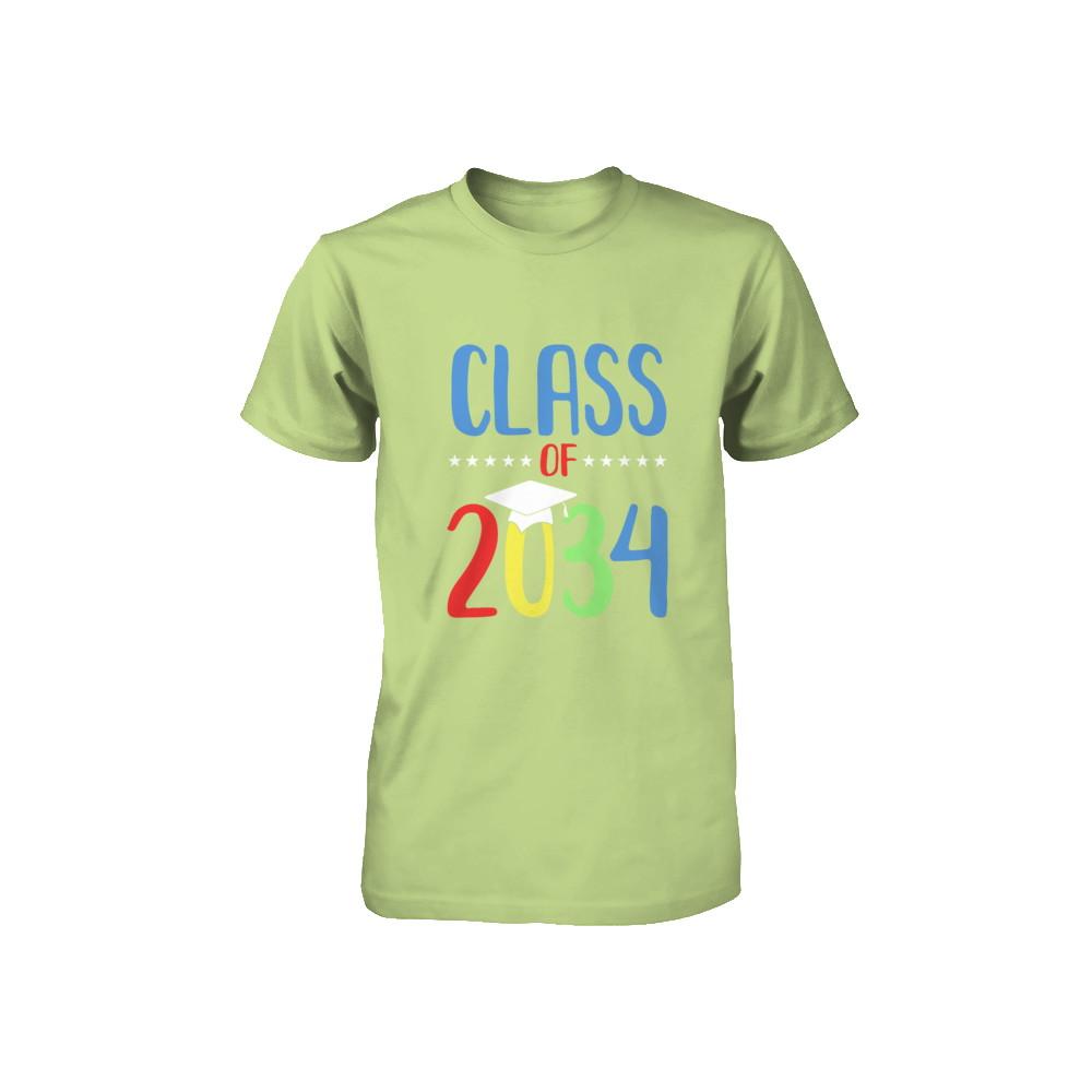 Grow With Me First Day Of School Class Of 2034 Youth-Youth Shirt-Toddler T-Shirt-Key Lime