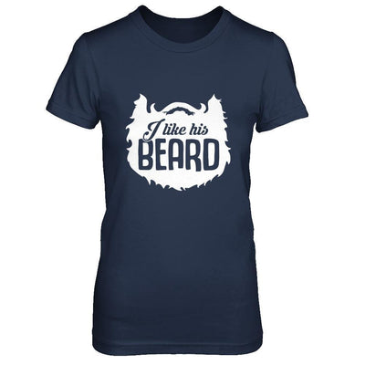 I Like His Beard I Like Her Butt Couple-T-Shirt & Hoodie-Women's T-Shirt-Navy
