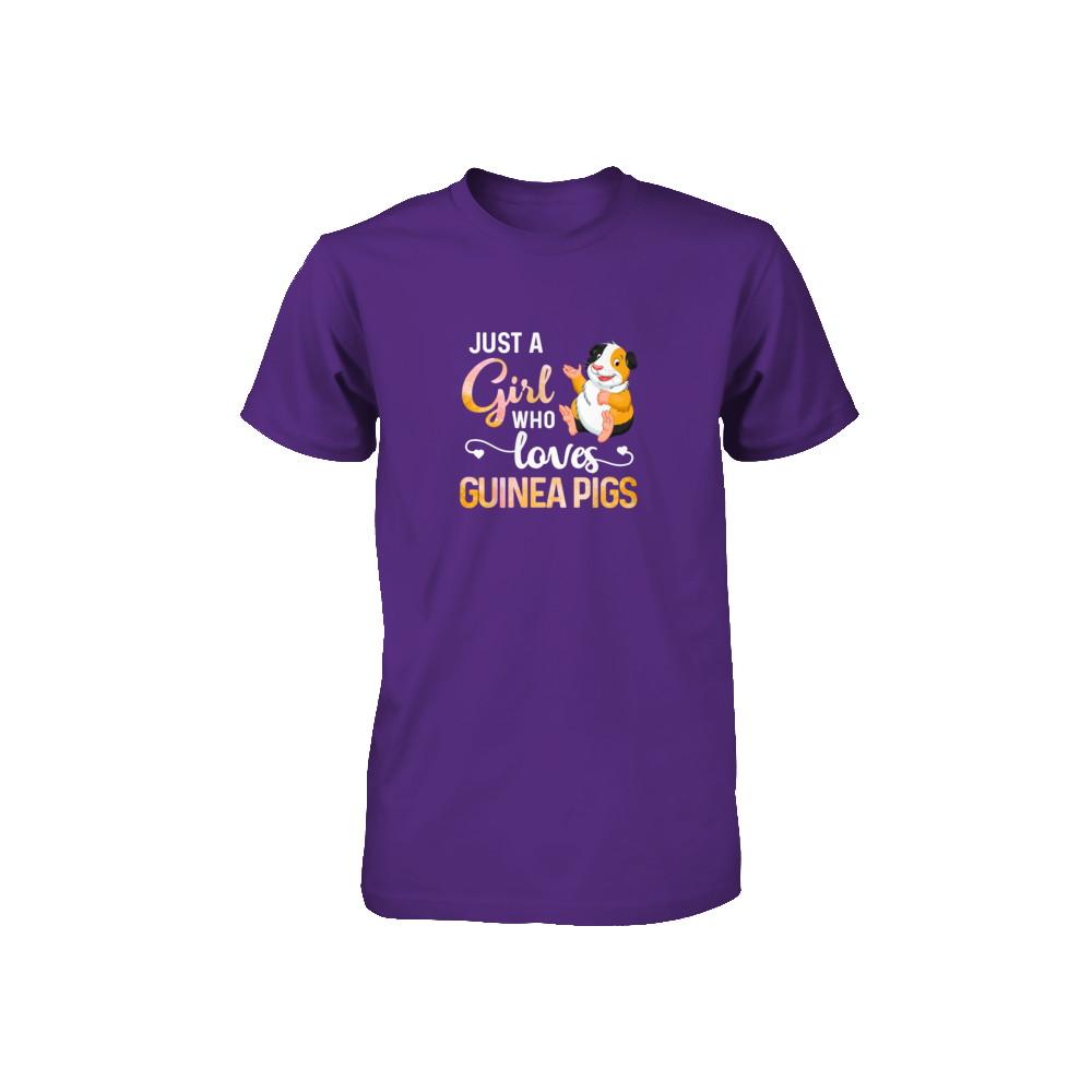 Just A Woman Who Loves Guinea Pigs Youth-Youth Shirt-