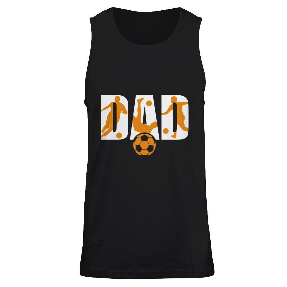 Soccer Dad Father's Day-T-Shirt & Hoodie-Unisex Tank-Black